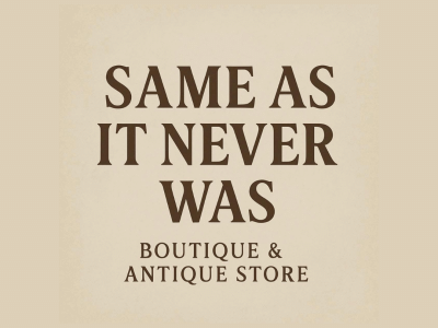 Same As It Never Was