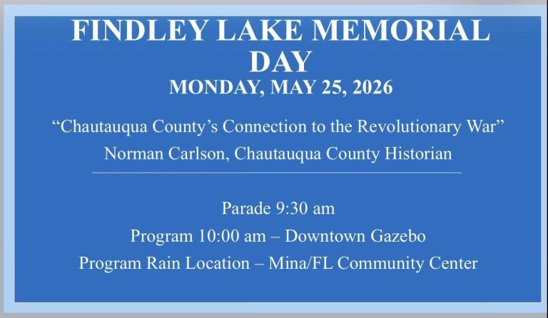 findley lake memorial day