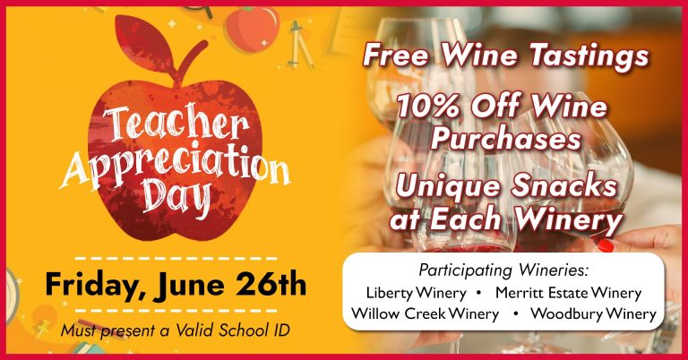 teacher appreciation winery