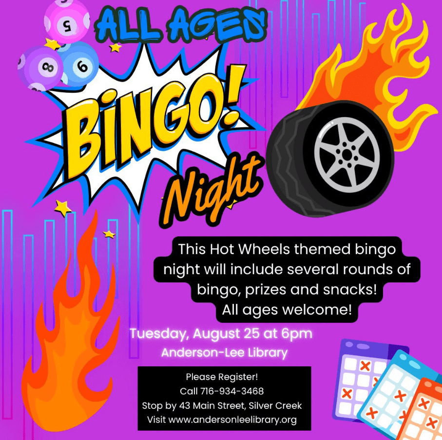 hot wheels bingo