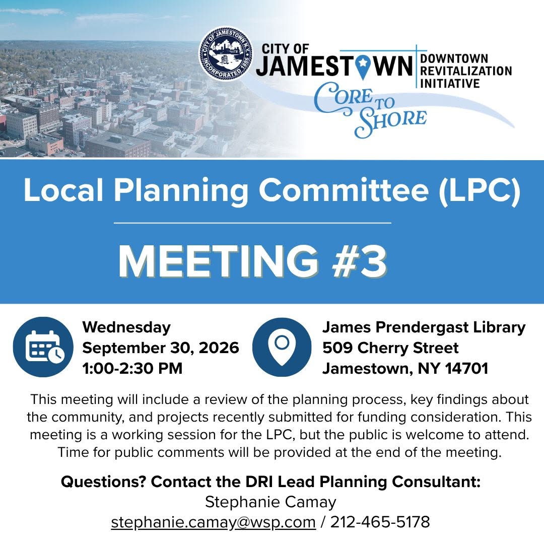 Jamestown DRI Local Planning Committee Meeting #3