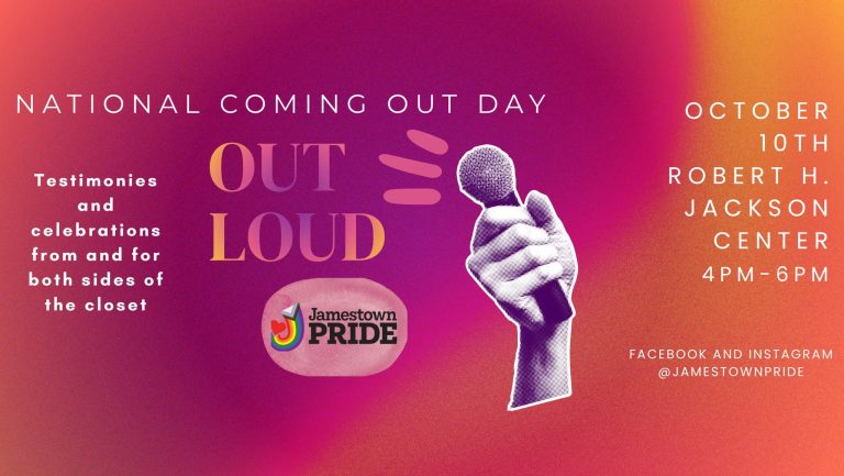 Jamestown Pride presents: OUT LOUD