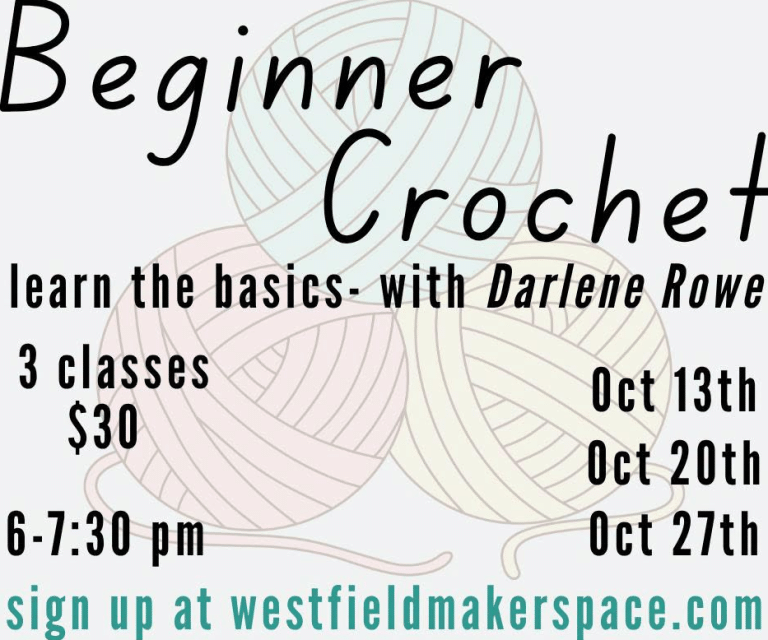 Beginner Crochet @ The Westfield Makerspace