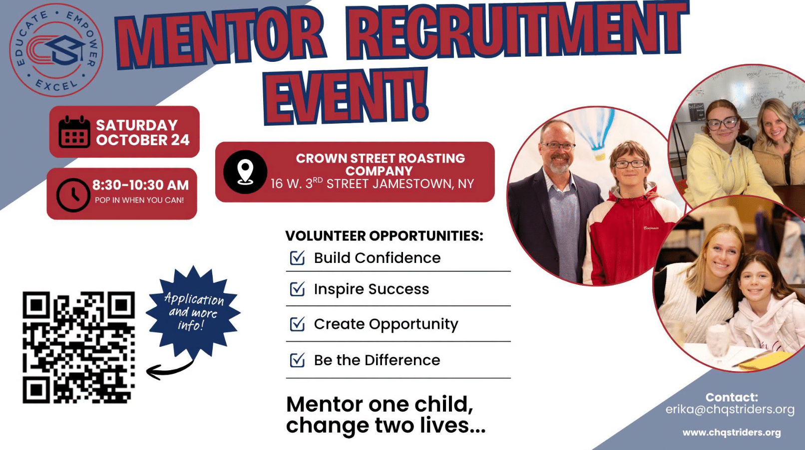 Mentor Recruitment Event with Chautauqua Striders