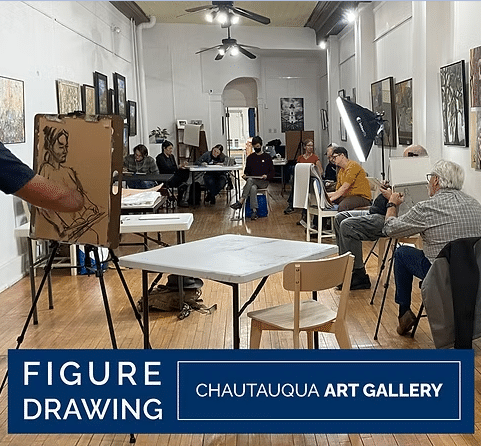 Tuesday Figure Drawing Sessions @ Chautauqua Art Gallery