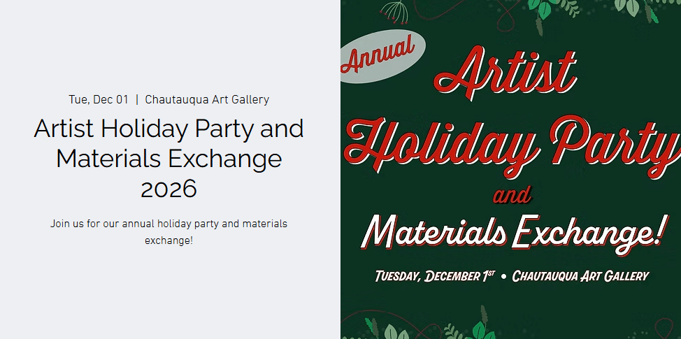 Artist Holiday Party and Materials Exchange 2026