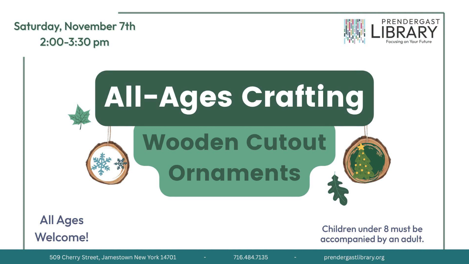 All Ages Crafting: Wooden Cutout Ornaments