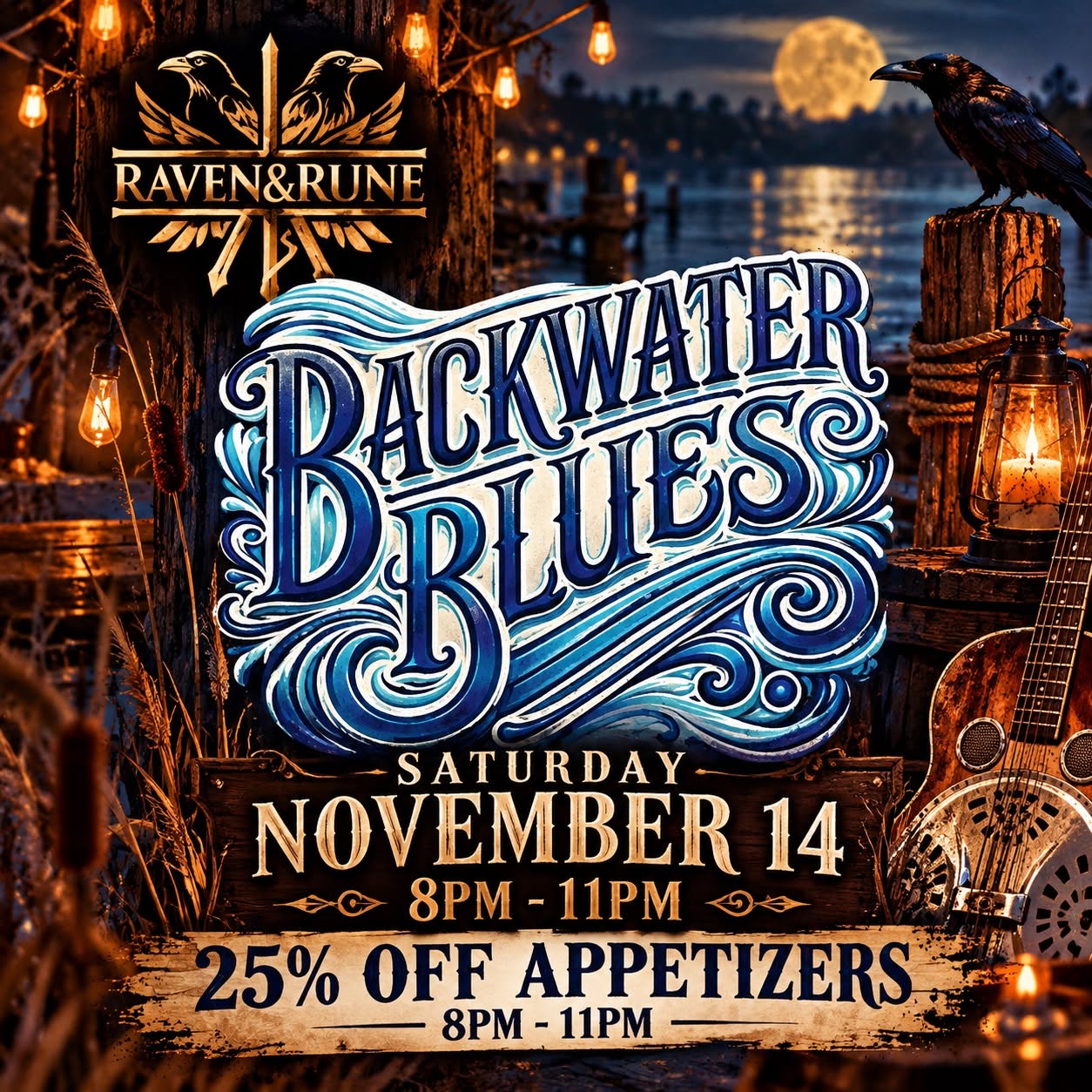 Backwater Blues @ Raven & Rune