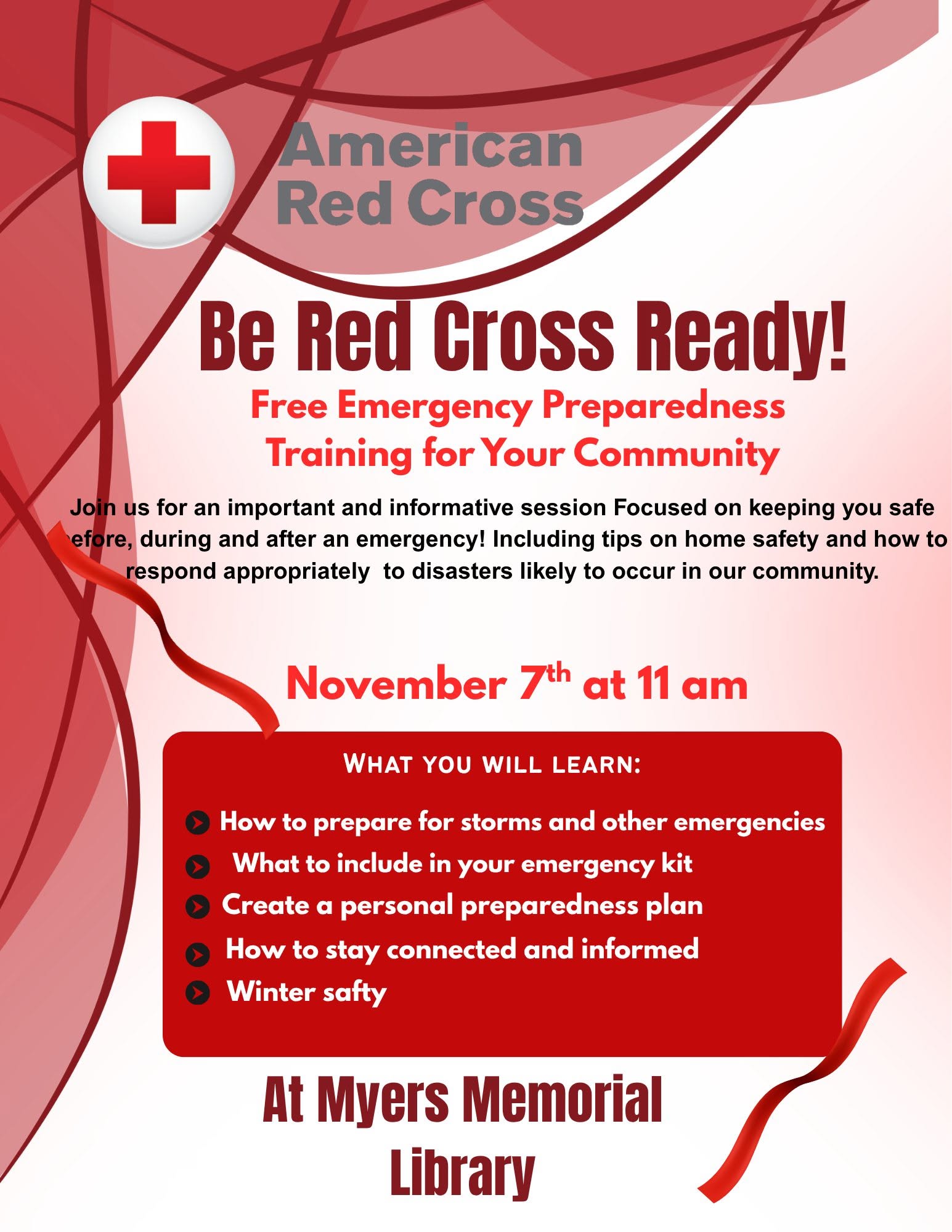 Be Red Cross Ready!