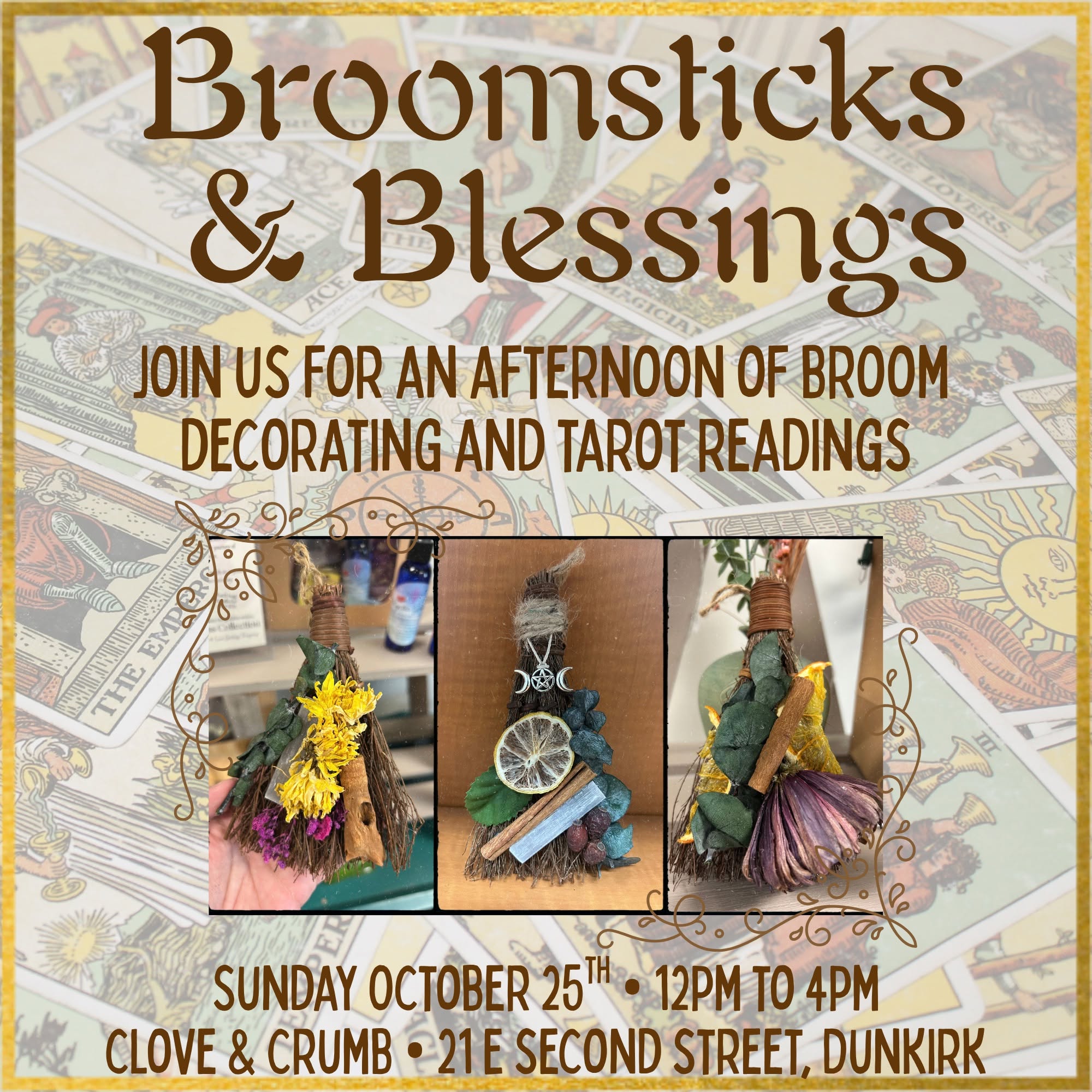 Broomsticks and Blessings @ Clove & Crumb