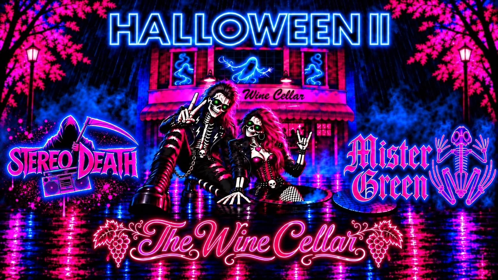 Halloween II with Mister Green & Stereo Death @ Jamestown Wine Cellar