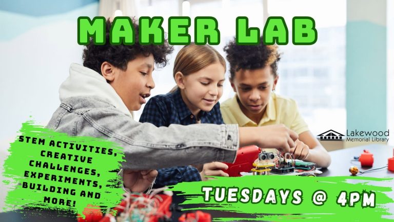 maker lab lakewood lib