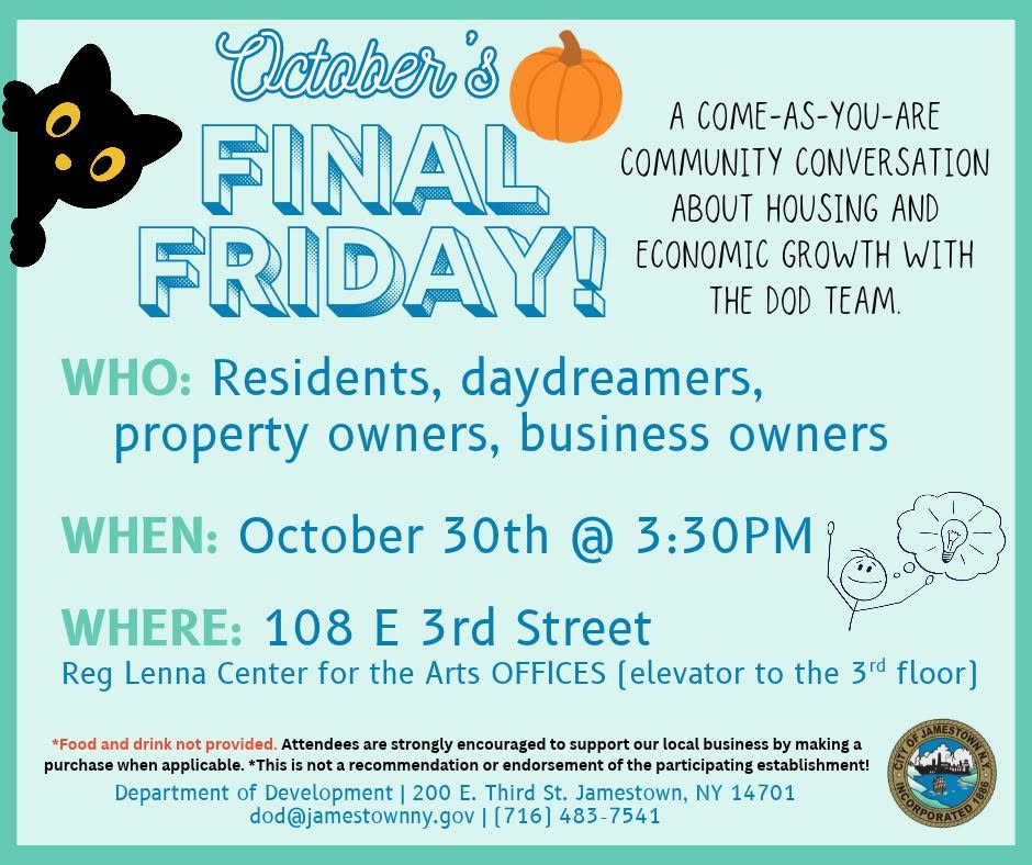 October’s Final Friday with the Jamestown DoD