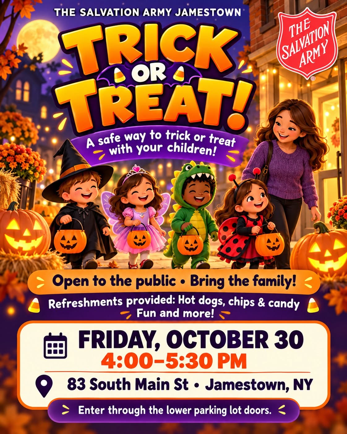 Trick or Treat with the Salvation Army