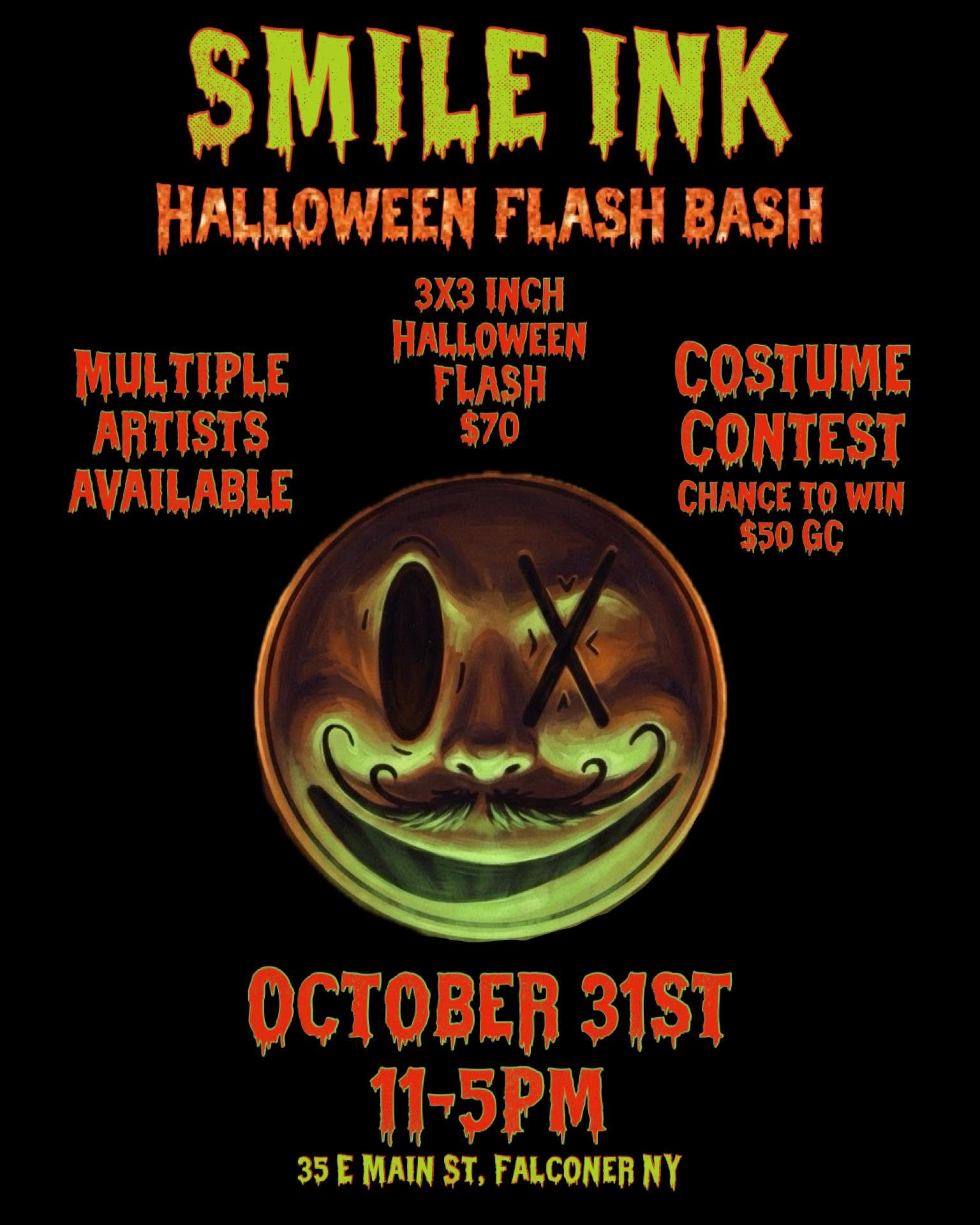 Smile Ink Halloween Flash Sale