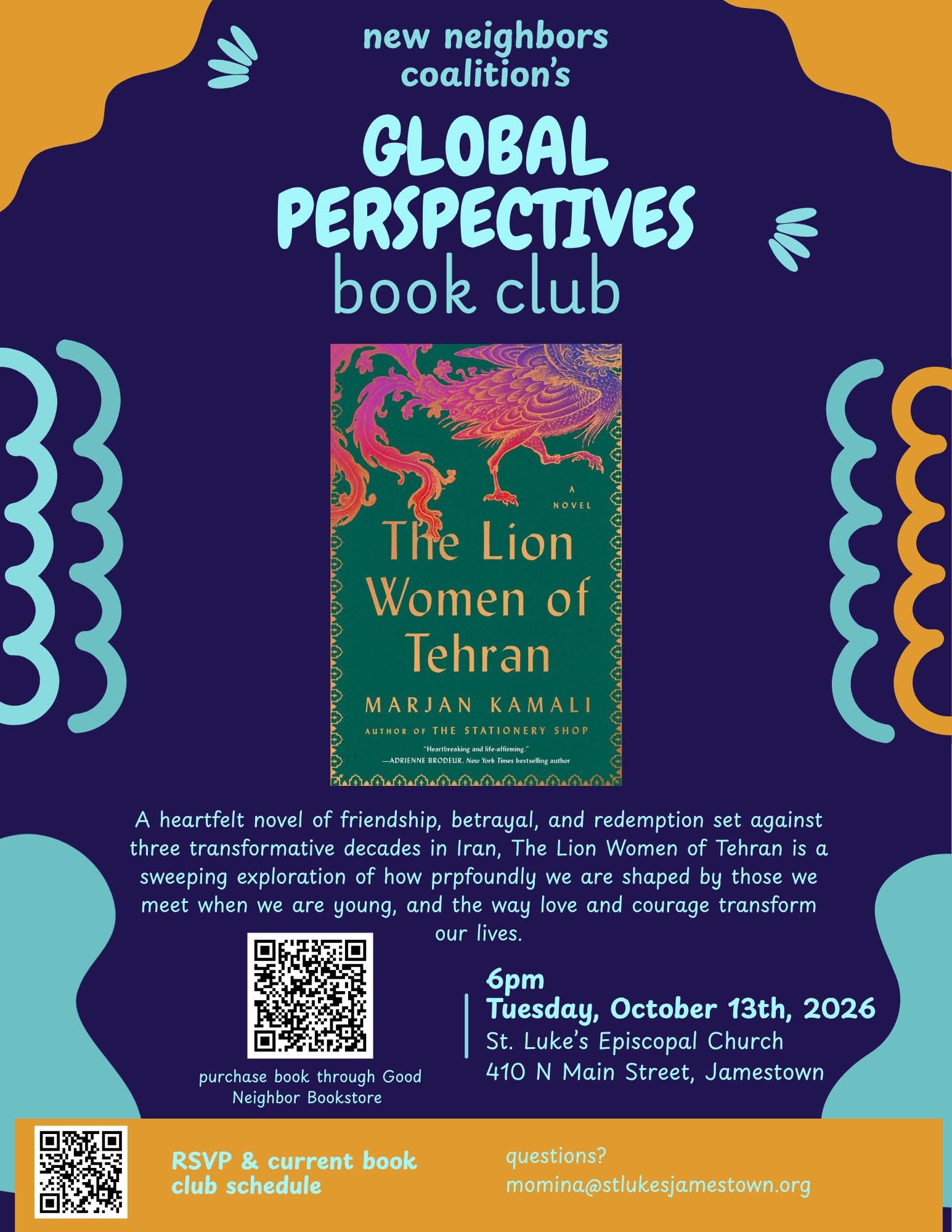 Global Perspectives Book Club – The Lion Women of Tehran